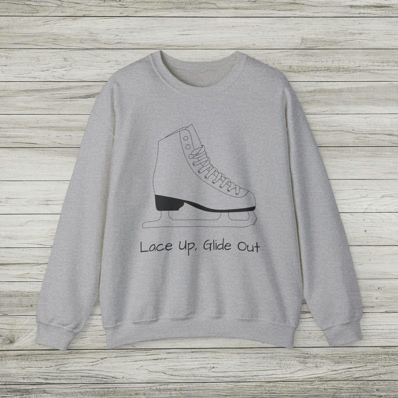 Figure Skating Sweatshirt Ice Skating Sweatshirt Figure Etsy