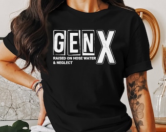 Camiseta engraçada da Geração X, camiseta ou moletom com estampa exclusiva e sarcástica.