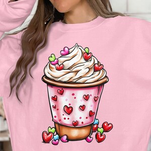 Cute Cupcake Tshirt, Heart Cupcake Tshirt, Valentines Day Tshirt, Sweet Treat Tshirt, Tshirt or Sweatshirt Available, Gift for Her
