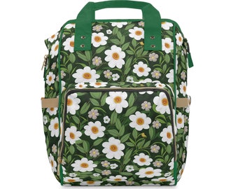 Daisy Diaper Bag Backpack Gift for Mom, Diaper Backpack for Baby Boy and Girl, Baby Shower Gift, New Mom Gift, Newborn Gift Bag