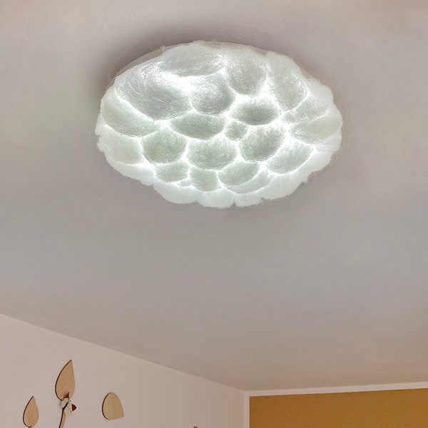 Wolkenlampe Deckenlampe Kinderlampe Schlafzimmerleuchte- handmade mit Fernbedienung