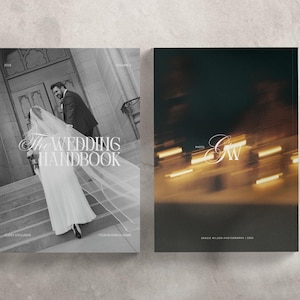 Hochzeit Guide Vorlage für Fotografen | 70 Seiten | Canva Bearbeitbar