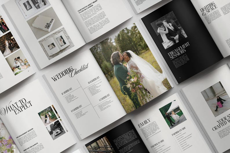 Modèle de guide de mariage pour photographes | 70 pages | Toile modifiable image 2