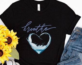 Just Breathe Shirt, Breathe Shirt, Mom Life Saying, Inspirational Quote, Mom Quotes, Meditation Shirts, Calm Shirt, Yoga Shirt, Graphic Tee