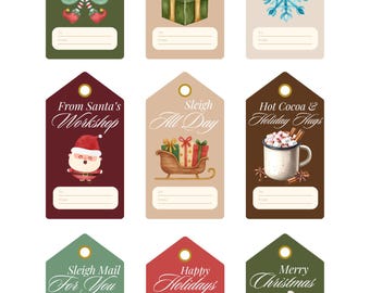 Christmas Gift Tags I Holiday I Gifts