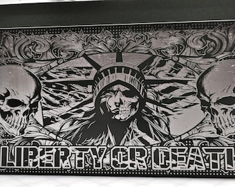 Liberty or Death laser engraving file