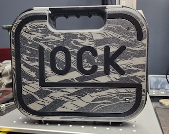 Glock case flag laser engraving file SVG