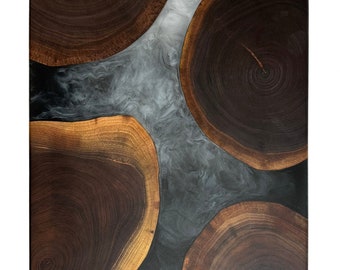 Black Walnut and Resin Charcuterie Board
