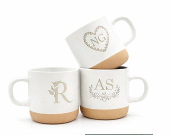 Initial Design Coffe Mug • Couple Gift • Custom Coffee Mug • 12 FL OZ • Christmas Gifts