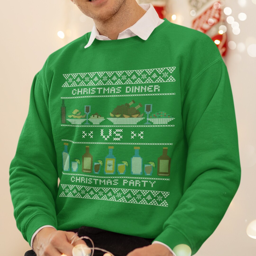 Christmas Party Sweatshirt Ugly Christmas Sweater Funny Etsy