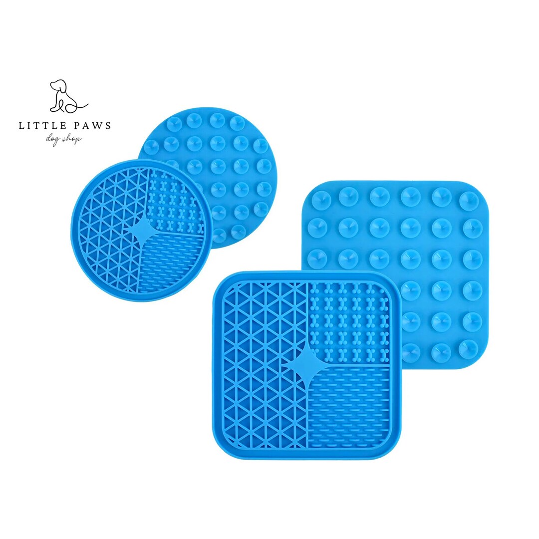 Dog Licking Mat Slow Eat Dog Bowl Silicone Licking Pad Etsy
