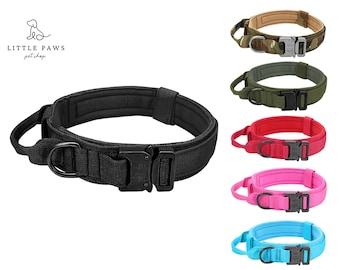 Collar táctico para perros K9Gear / Collar para perros brillante / Seguridad para perros / Tienda de mascotas