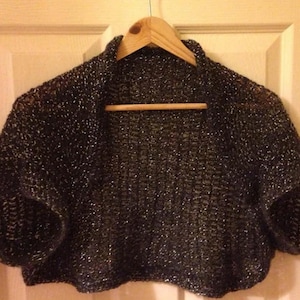 Crop cardi Crochet Pattern, Crochet Bolero, Crochet Top, Festival Clothing, Beach Wear, shrug, Easy Crochet Pattern
