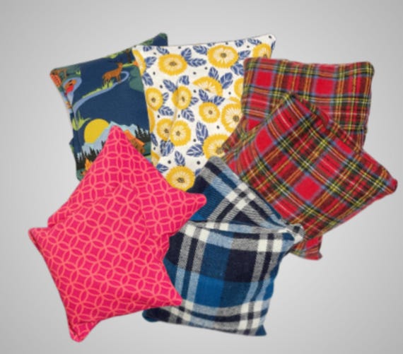 Sets of 2 Hand Warmers, Reusable Hot Cold Packs, Pocket Warmer, Rice Therapy Bag. Great for teachers, teens, & stocking stuffers.