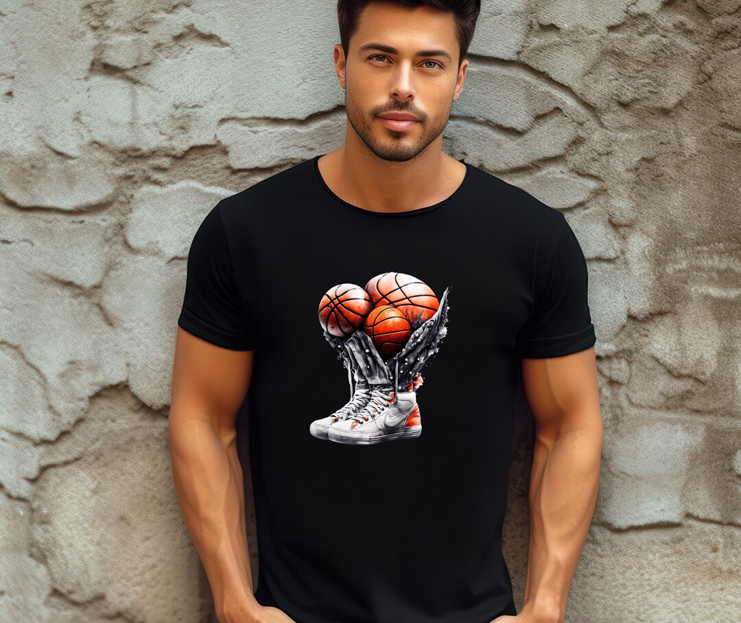 Basketball Shoe Tshirt, Basketball Graphic Tshirt, Basketball Tshirt
