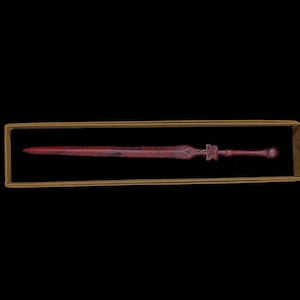 Sword || Wood Hair Pin Handmade Wooden Handcrafted Natural Hair Accessory Eco-Friendly Hair Fork Sustainable Artisan Hair Stick