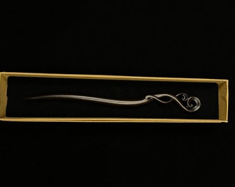 Together || Wood Hair Pin Handmade Wooden Handcrafted Natural Hair Accessory Eco-Friendly Hair Fork Sustainable Artisan Hair Stick