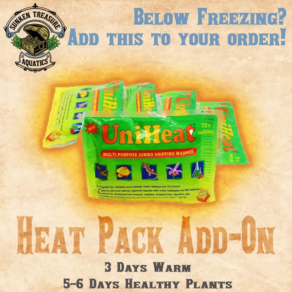 Heat Pack SHIPPING ADD-ON - Guarantee Plants Arrive Healthy [5-6 Days Healthy in the cold]