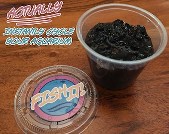 Medio filtrante ciclado con bacterias vivas, ciclo instantáneo para acuarios.