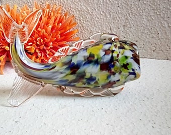 Murano Glass Fish Vase