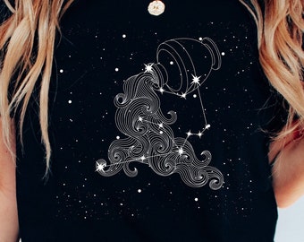 Aquarius Water Bearer Shirt. Aquarius Constellation. Aquarius Symbol. Aquarius Sign. Aquarius Birthday. Aquarius Star Sign. Water Bearer.