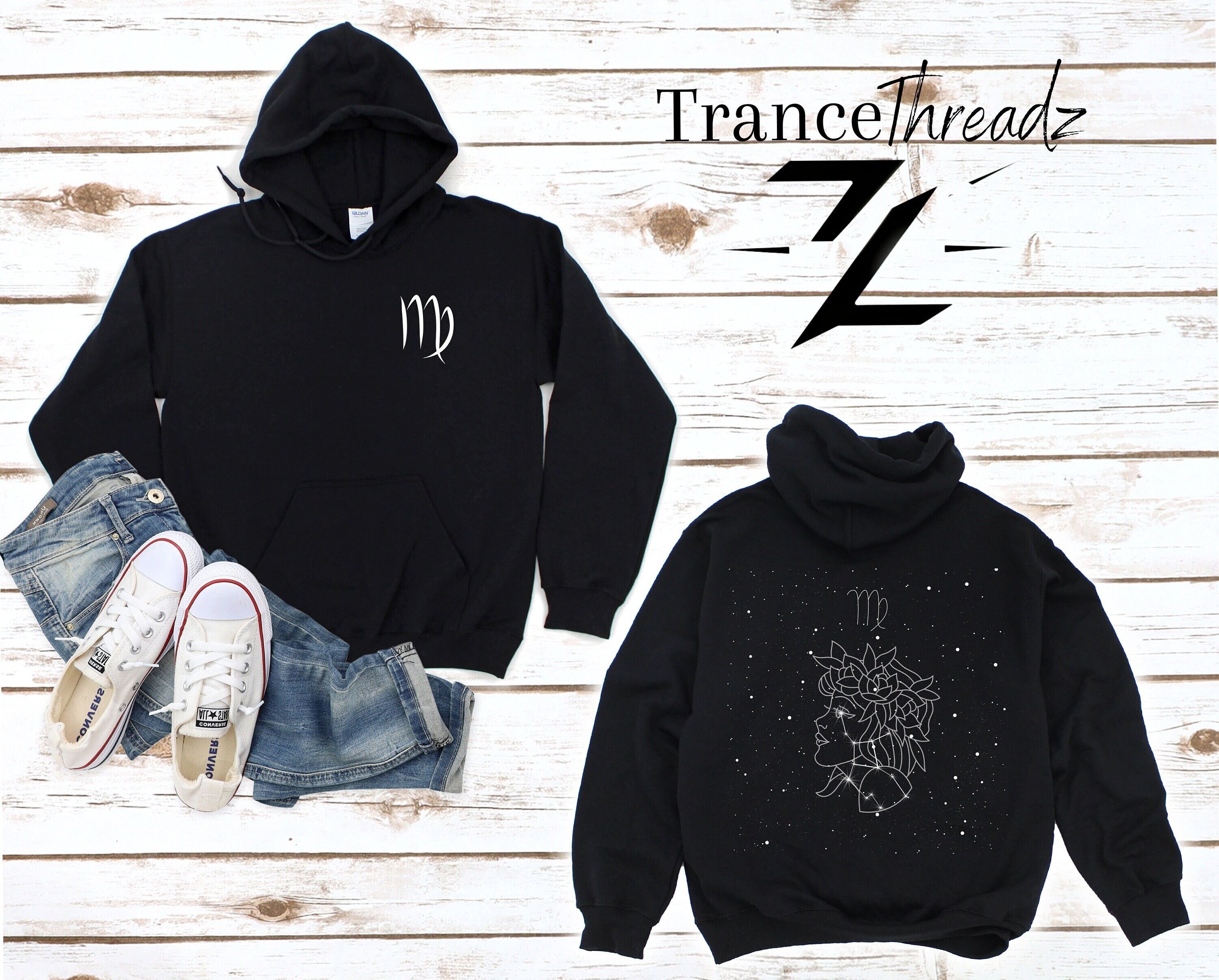 White Virgo Hoodie