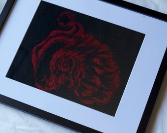 Wzór do haftu, ściegi artystyczne, zestaw do haftu krzyżykowego, zabawny haft krzyżykowy, dekoracja ścienna, StitchMagic, tekstylia