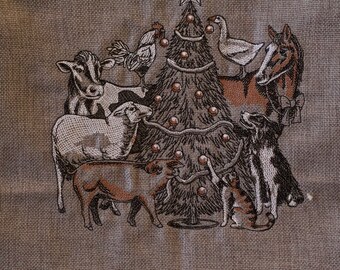 Poszewka na poduszkę z haftem dekoracyjnym, wzór do haftu maszynowego, haftowana poszewka na poduszkę, poduszka dekoracyjna, wzór haftu