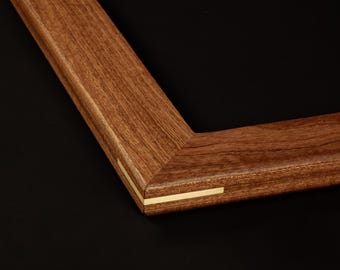 Ribbon Mahogany Frame with Brass Splines | Picture | Diploma | Artwork
