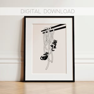 Printable Noodles Digital Art, Cute Japanese Wall Art, Cat Ramen Digital Art Print, Kawaii Japan Aesthetic Art, Cat Kitchen Art, Neko Art