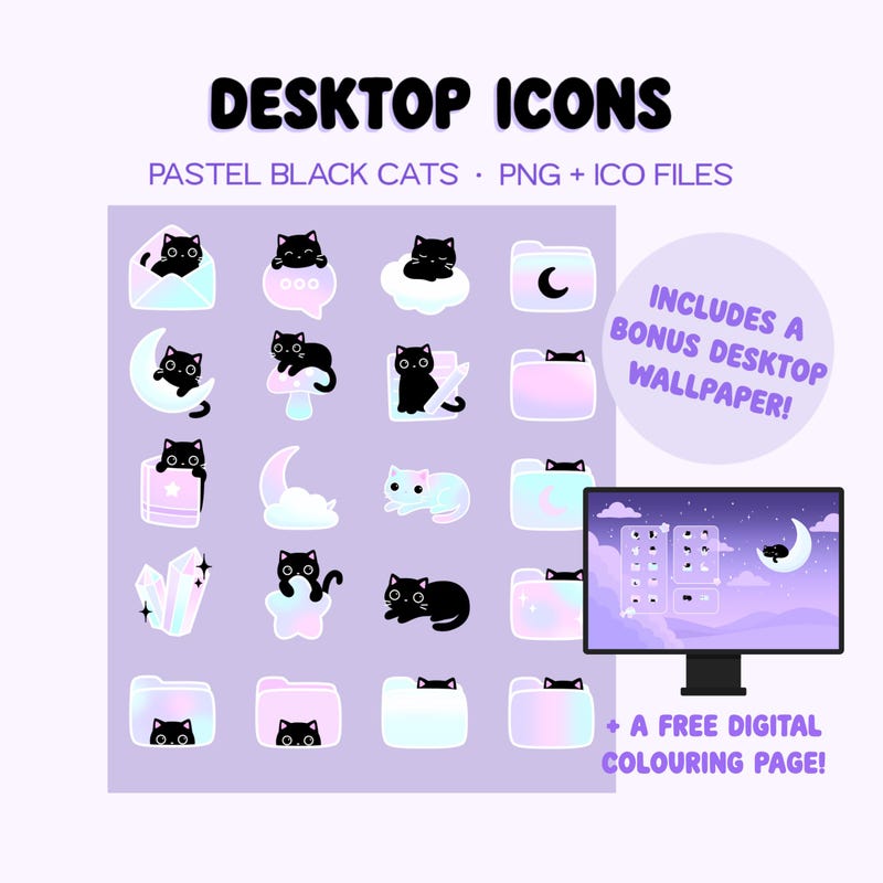 Goth Desktop Icons - Etsy UK