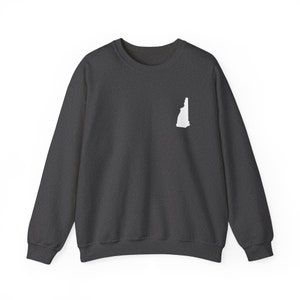 New Hampshire State Quality Graphic Crewneck Sweatshirt - Simple and Comfortable Unisex Cozy Gift