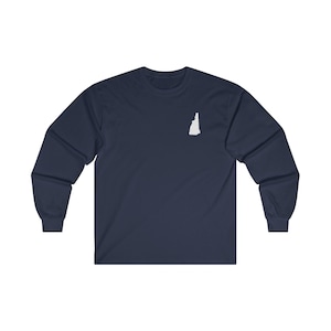 New Hampshire Quality State Graphic Crewneck Long Sleeve shirt - Simple and Comfortable Unisex Longsleeve Shirt Gift