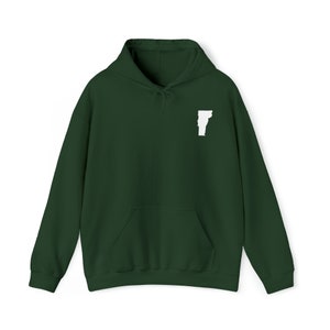 Vermont Branded Hooded Sweatshirt, Vermont simple swag gift for him or her, Vermont simple Hoodie swag, VT Cozy comfy gift