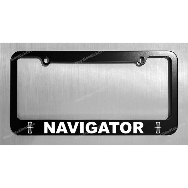 Navigator License Plate Frame Etsy