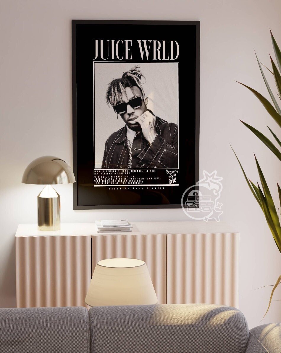 Juice WRLD Legends Never Die Tracklist Poster – rsdesignstudio