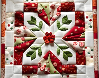 裁縫プロジェクト用の花のテンプレート、パッチワークのテンプレート