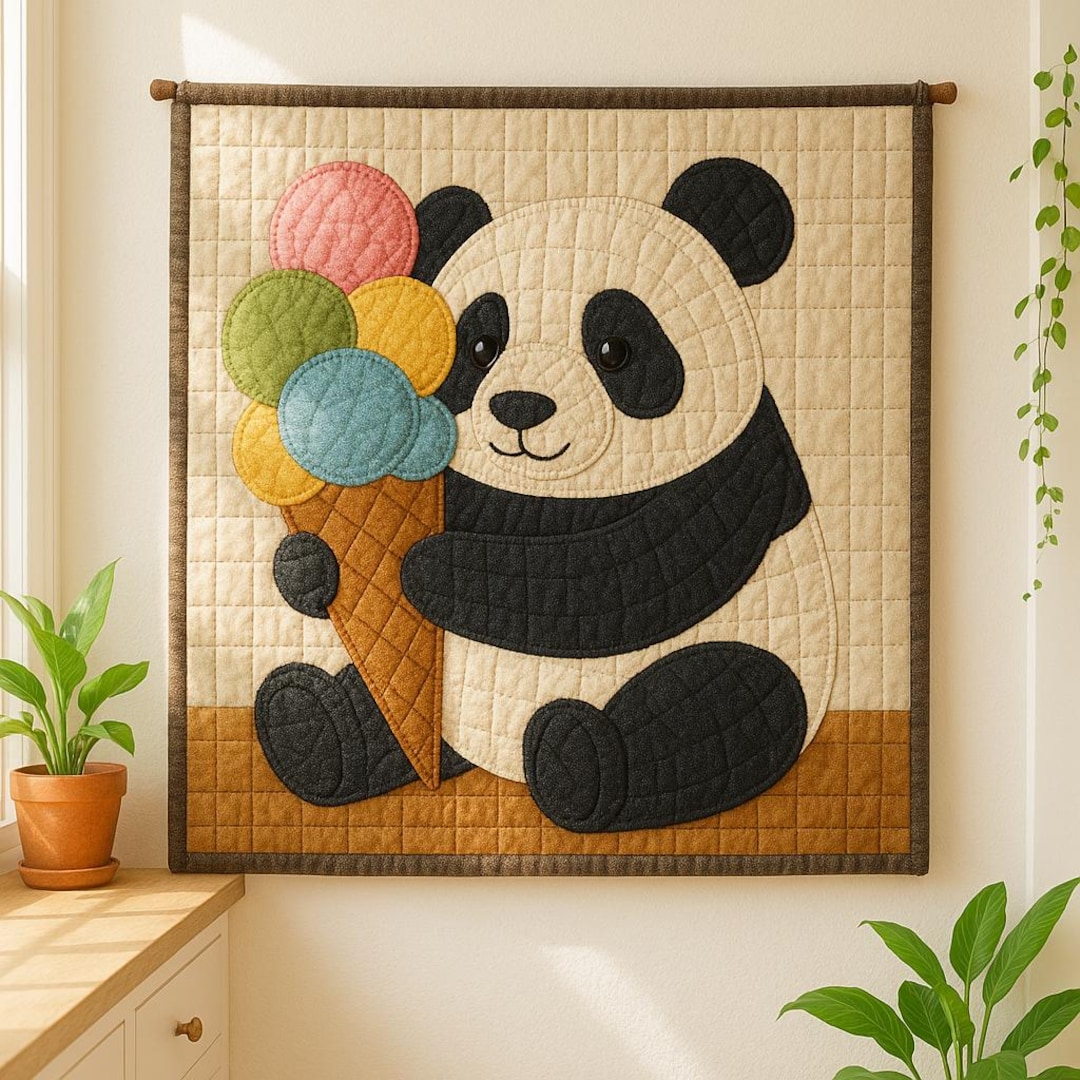 Quilts Patterns panda Bear Quilt Pattern aplique Patchwork Patterns