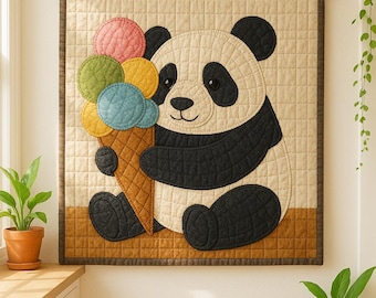 quilts patterns ,panda bear quilt pattern ,aplique patchwork patterns ,baby quilt patterns ,jelly roll quilt patterns ,panda bear patchwork