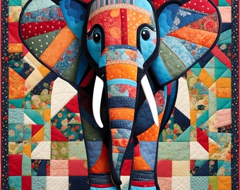 Patchwork elephant pattern ,elephant quilt pattern ,quilt pattern pdf ,quilt animal ,elephant quilt sewing pattern ,quilt sewing pattern pdf