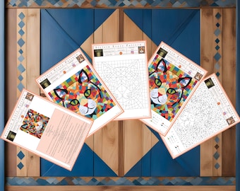 パッチワーク　ツリーとねこ パッチワーク ツリーとねこ パッチワーク ツリーとねこ