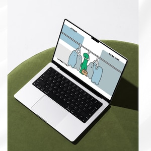 Słodka tapeta smoka abstrakcyjne tło pulpitu PC Macbook Laptop Windows Wysoka rozdzielczość tło komputera Natychmiastowe pobieranie cyfrowe 4K UHD