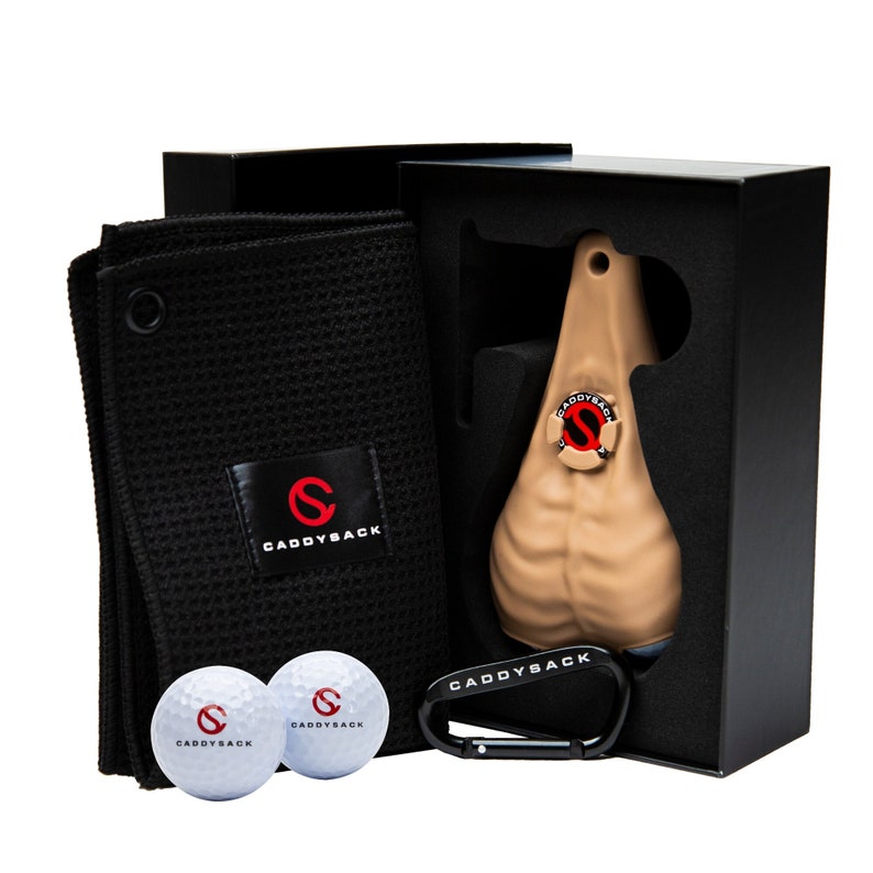 CADDYSACK Novelty Golf Gift With Golf Ball Holder and Dispenser, Golf