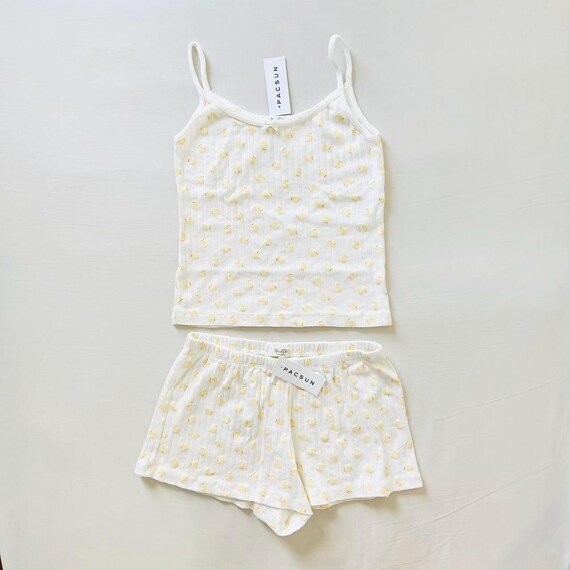 brandy melville yellow crop top