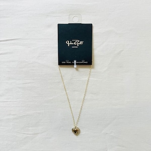 BNWT Brandy Melville/john Galt Gold Heart Locket Charm Necklace