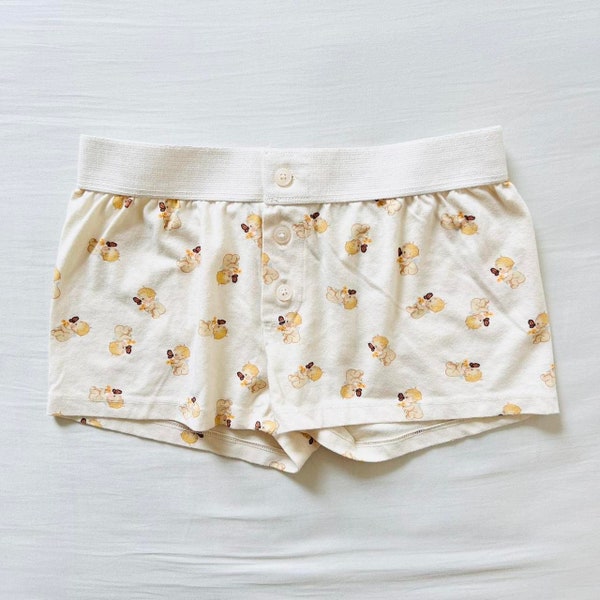 BNWT Brandy Melville/John Galt Angel Baby Cherub Butterfly Boy Shorts Cotton Waistband 8.5 x 13.5