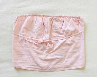 Brandy Melville baby pink Kinsley tube top with tie in the front 11 x 14