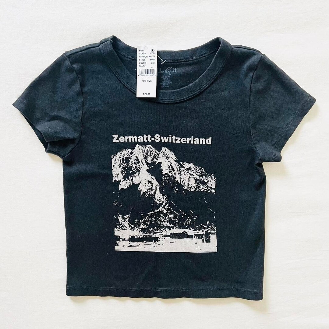 BNWT Brandy Melville/john Galt Zermattswitzerland Graphic Etsy New