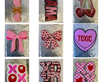 Iron on patches, iron on, patches, chenille patches, glitter patches, sequin patches, patches for shirts, iron on patches for sweatshirts