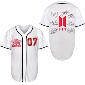 Baseball Jersey Bts - Etsy